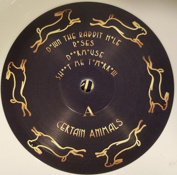 Certain Animals : Down The Rabbit Hole (LP, Album, Whi)