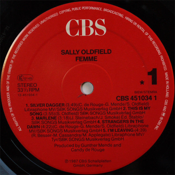 Sally Oldfield : Femme (LP, Album)