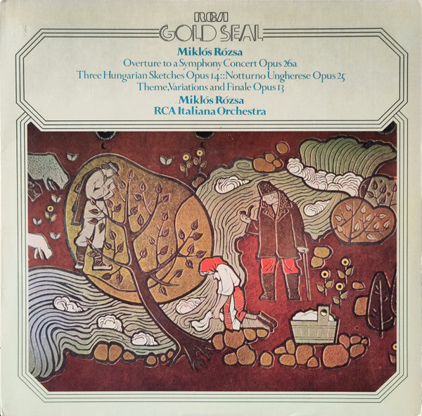 Miklós Rózsa - Miklós Rózsa, RCA Italiana Symphony Orchestra : Overture To A Symphony Concert (Rozsa Conducts Rozsa) (LP, RE)