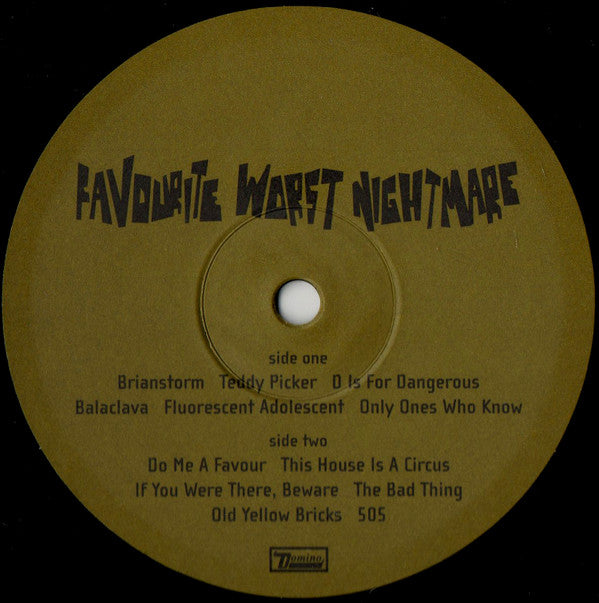 Arctic Monkeys : Favourite Worst Nightmare (LP, Album, RE, Gat)