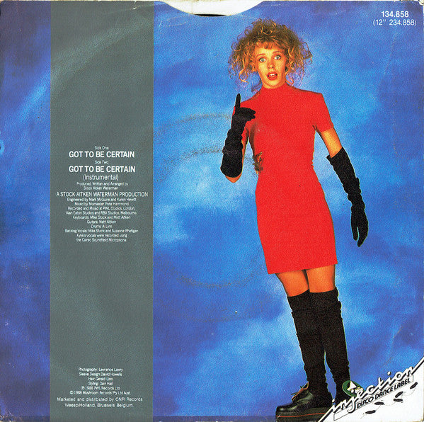 Kylie Minogue : Got To Be Certain (7", Single)