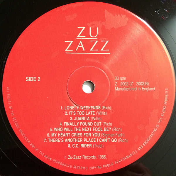 Charlie Rich : Don't Put No Headstone On My Grave (LP)