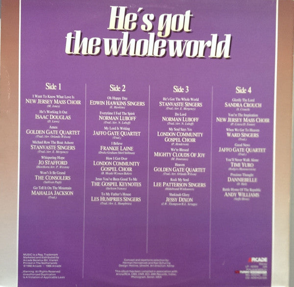 Various : He's Got The Whole World (2xLP, Comp)
