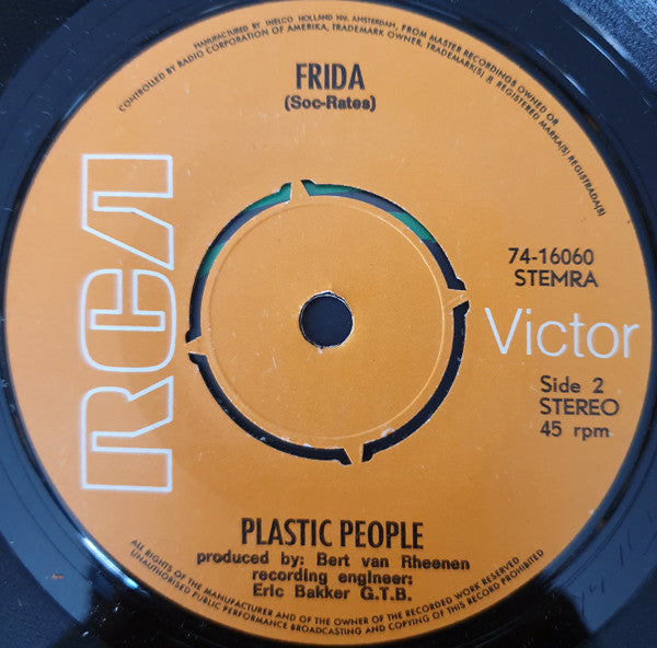 Plastic People (3) : Take It Easy (7", Single)