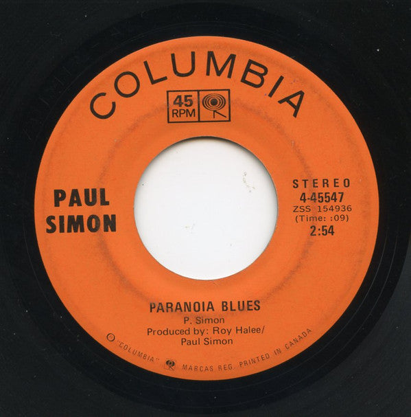 Paul Simon : Mother And Child Reunion (7", Single)