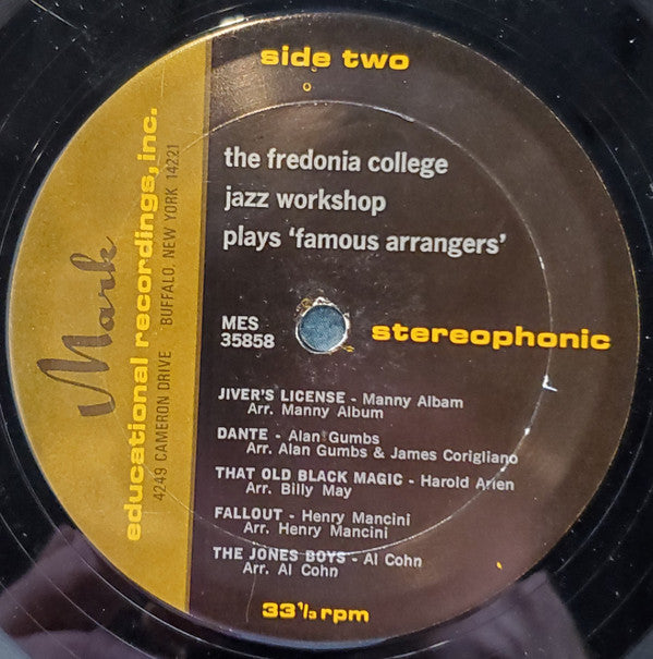 The Fredonia College Jazz Workshop : Plays 'Famous Arrangers' (LP, Album)
