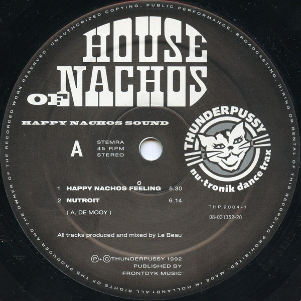 House Of Nachos : Happy Nachos Sound (12")