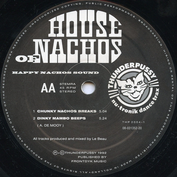 House Of Nachos : Happy Nachos Sound (12")