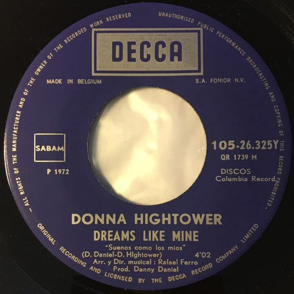 Donna Hightower : This World Today Is A Mess (7", Single)
