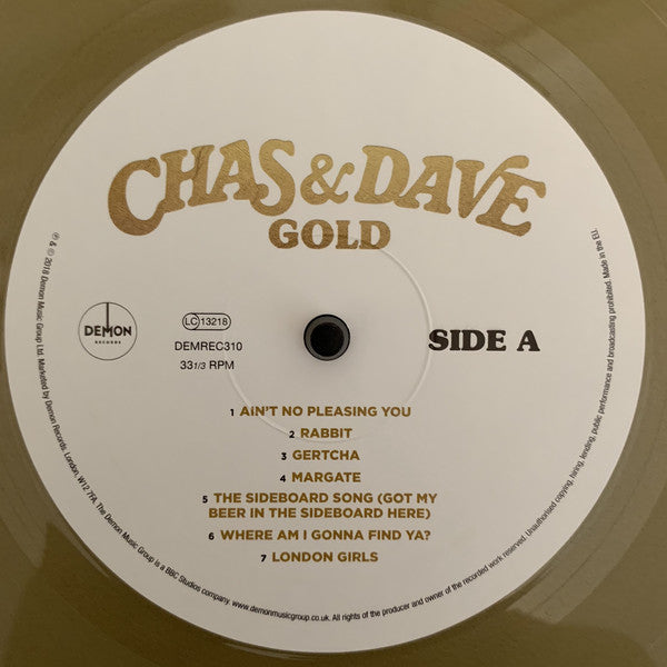 Chas And Dave : Gold (LP, Comp, Ltd, Gol)