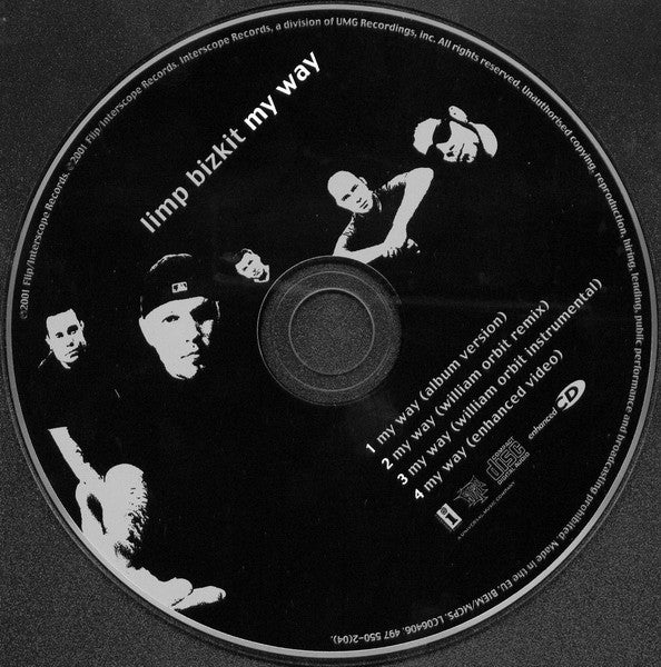 Limp Bizkit : My Way (CD, Single, Enh, Ltd)