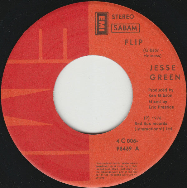 Jesse Green : Flip (7", Single)