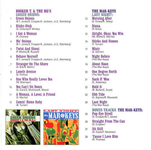 Booker T & The MG's, The Mar-Keys : The Memphis Soul Of Sound Of Booker T. & The MG's / The Mar-Keys (CD, Album, Comp, RE, RM)