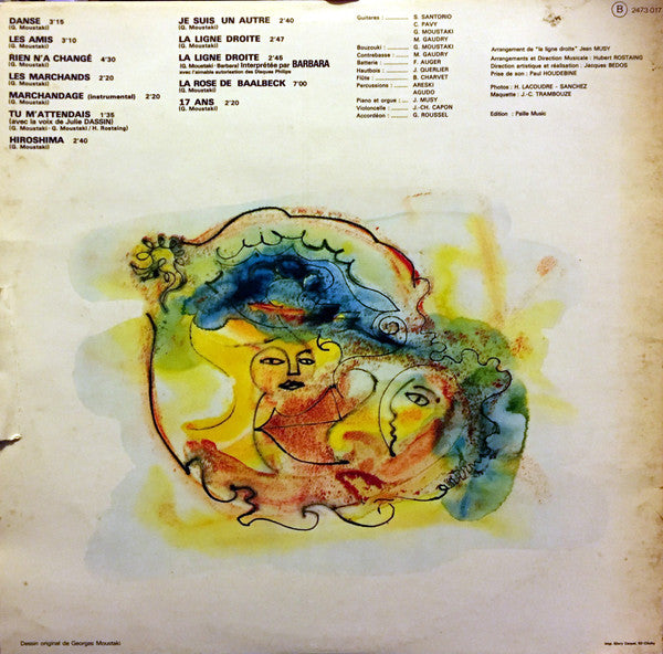 Georges Moustaki : Moustaki (LP, Album, Gat)
