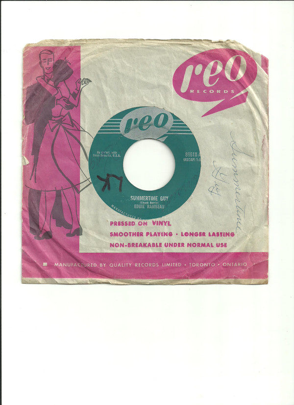 Eddie Rambeau : Summertime Guy (7", Single)