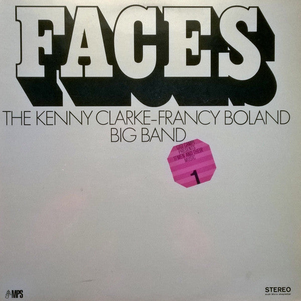 Clarke-Boland Big Band : Faces (17 Men And Their Music) (LP, Album, RE, RP)