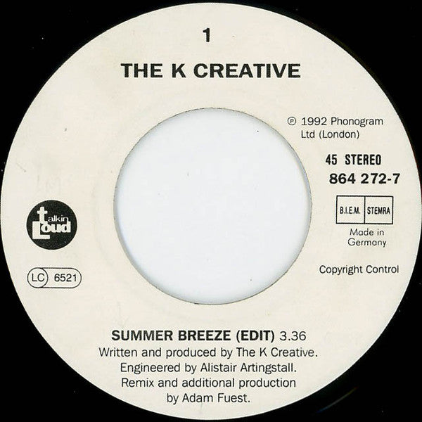 The K-Creative : Summer Breeze (7")