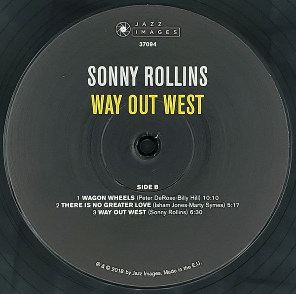 Sonny Rollins : Way Out West (LP, Album, RE, 180)