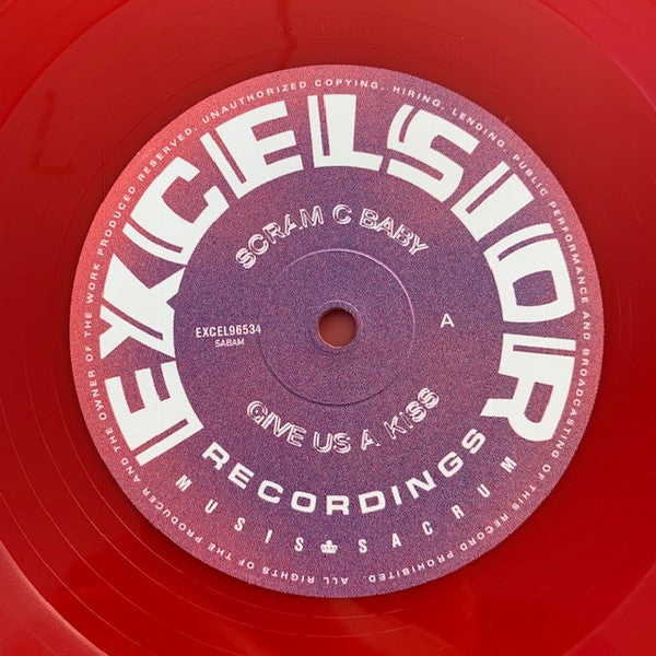 Scram C Baby : Give Us A Kiss (LP, Album, Ltd, Red + CD, Album, Promo)