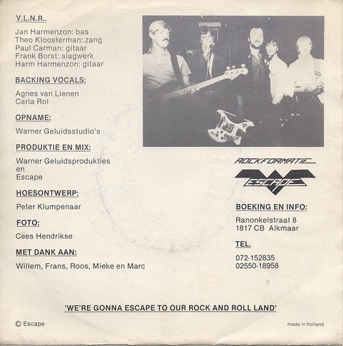 Rockformatie Escape : Devil's Girl / Nightfighters (7", Single)