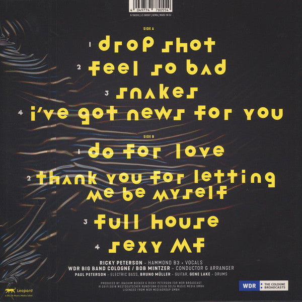 Ricky Peterson w/ Bob Mintzer & WDR Big Band Köln : Drop Shot (LP, Album)