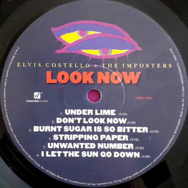 Elvis Costello & The Imposters : Look Now (LP, Album)