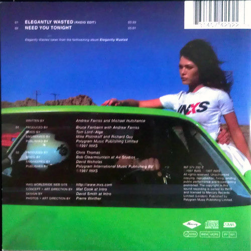 INXS : Elegantly Wasted (CD, Single, Car)
