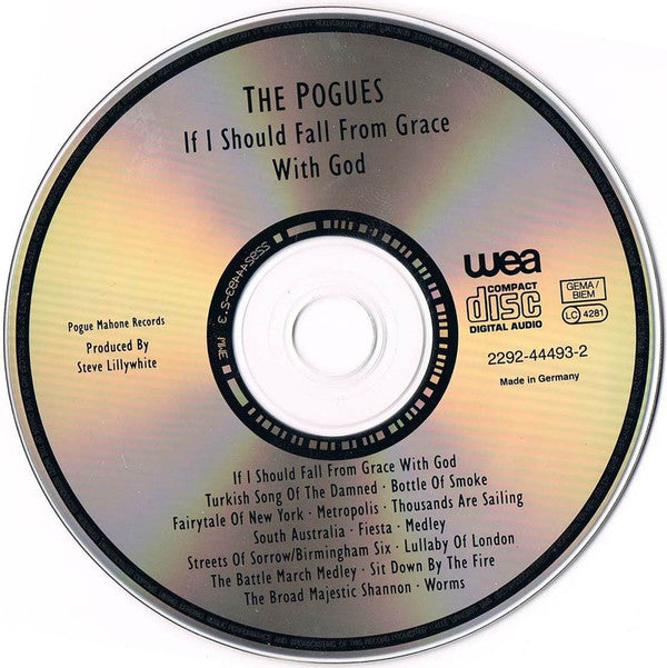 The Pogues : If I Should Fall From Grace With God (CD, Album, RE)