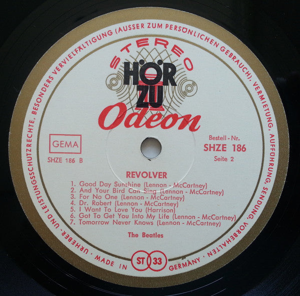 The Beatles : Revolver (LP, Album, Ful)