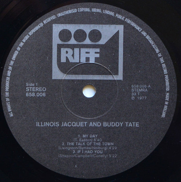Illinois Jacquet, Buddy Tate : Texas Tenors (LP, Album)