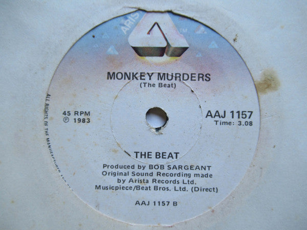 The Beat (2) : Ackee 1-2-3 (7", Single)