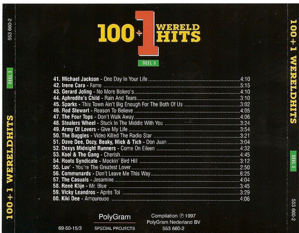 Various : 100+1 Wereldhits Deel 3 (CD, Comp)
