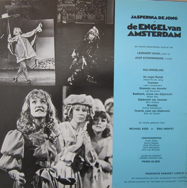 Jasperina De Jong : De Engel Van Amsterdam (LP, Album, Gat)