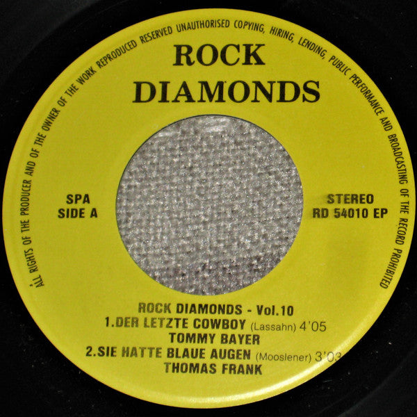 Thommie Bayer / Thomas Frank / Konstantin Wecker / Wilfried : Der Letzte Cowboy / Sie Hatte Blaue Augen / So A Saudummer Tag / Highdelbeeren (7", EP, Comp)