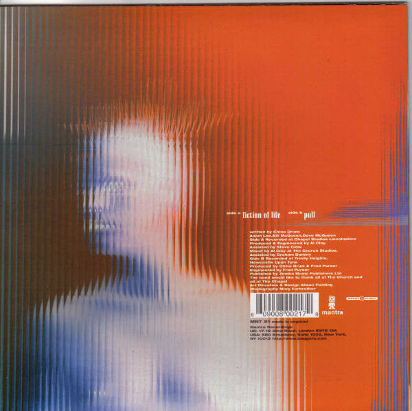 China Drum : Fiction Of Life (7", Single, Blu)