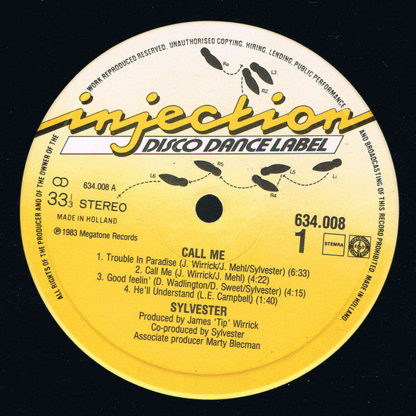 Sylvester : Call Me (LP, Album)