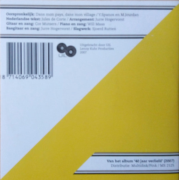 Lenny Kuhr : Ga Met Me Mee  (CD, Single)