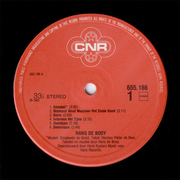 Hans de Booy : Hans de Booy (LP, Album)