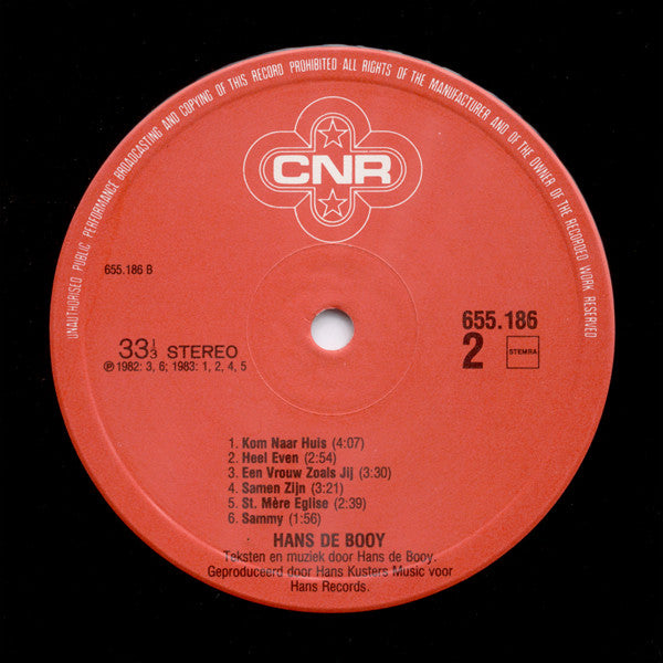 Hans de Booy : Hans de Booy (LP, Album)