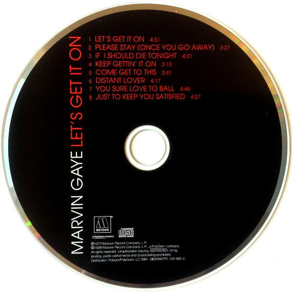 Marvin Gaye : Let's Get It On (CD, Album, RE, RM, RP)