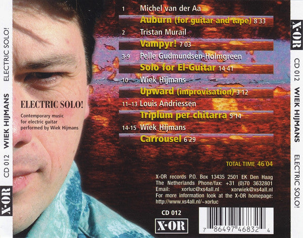 Wiek Hijmans : Electric Solo! (CD, Album)