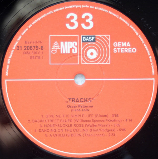Oscar Peterson : Tracks (LP, Album)