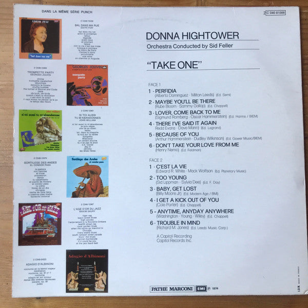 Donna Hightower : Take One ! (LP, Album)