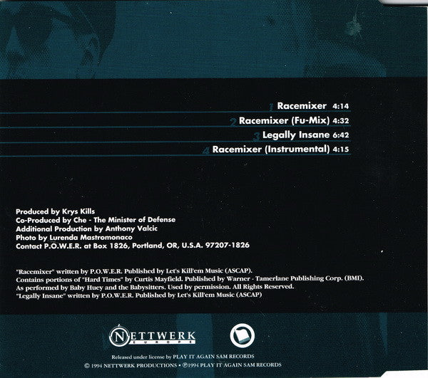 P.O.W.E.R. : Racemixer (CD, Maxi)