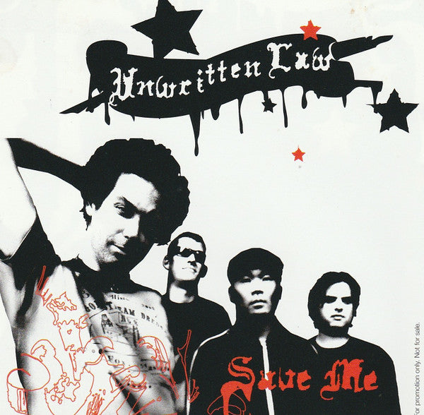 Unwritten Law : Save Me (CD, Single, Promo)