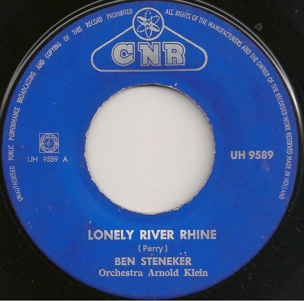 Ben Steneker : Lonely River Rhine / I Used To Love You (7", Single, Red)