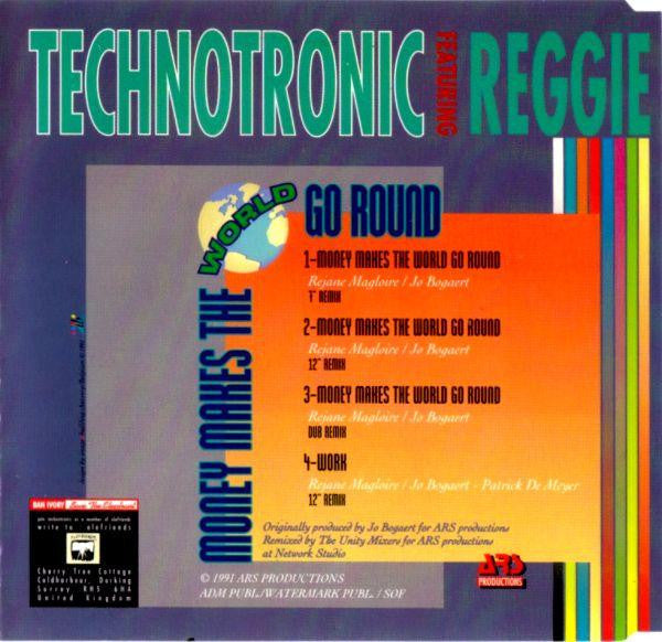 Technotronic Featuring Reggie : Money Makes The World Go Round (CD, Maxi)
