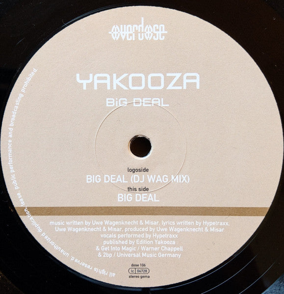 Yakooza : Big Deal (12")