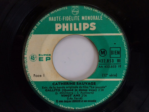 Catherine Sauvage : Gallito (7", EP)