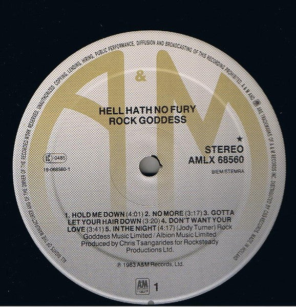 Rock Goddess : Hell Hath No Fury (LP, Album)